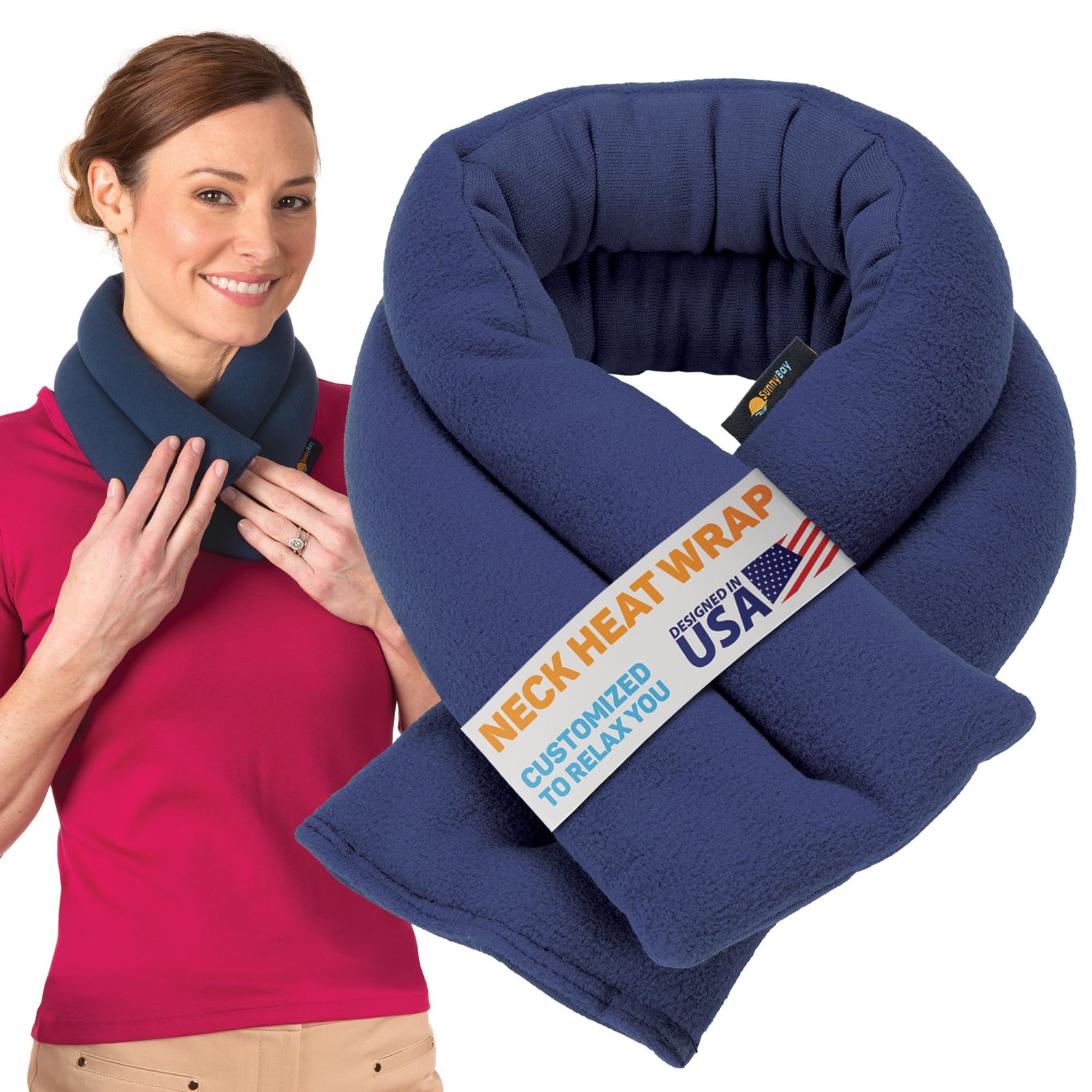Microwavable Heating Pads, Microwavable Moist Heated Neck and Shoulder Wrap, ...