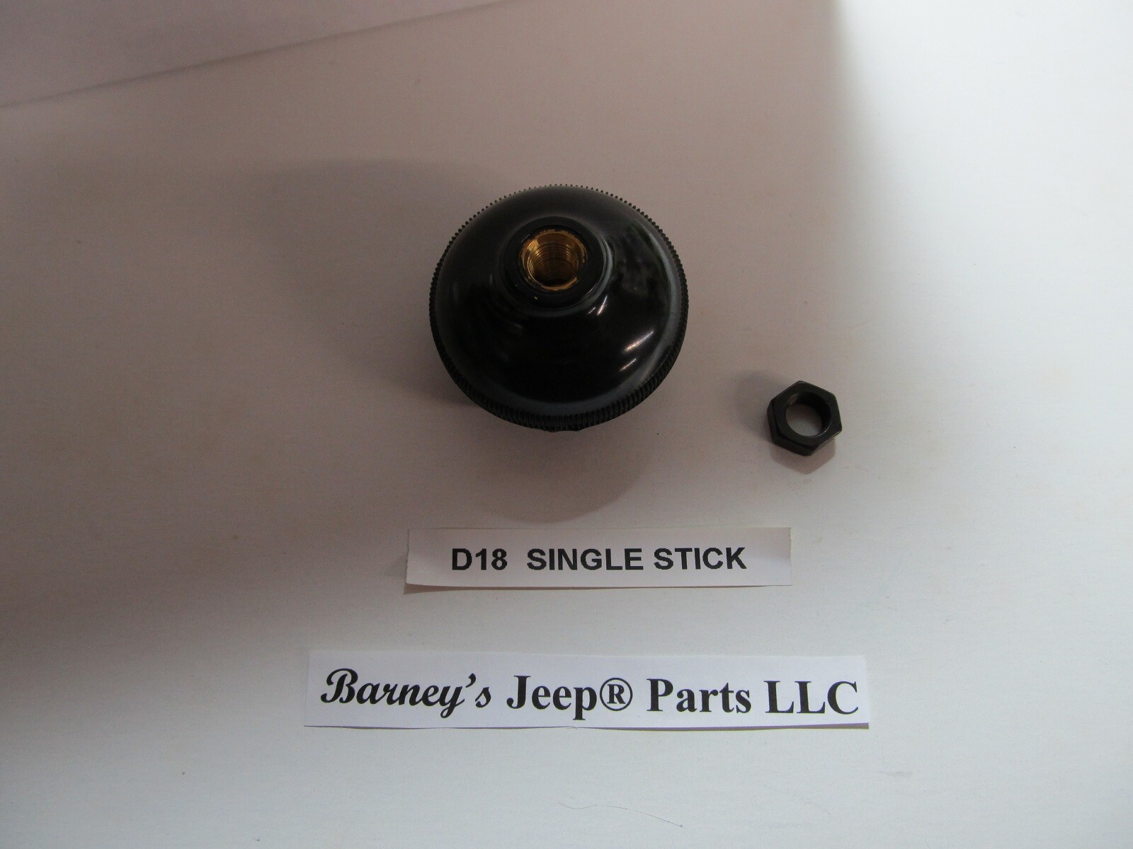 FITS JEEP EMBOSSED D18 SINGLE STICK TRANSFER CASE SHIFT KNOB NEW!