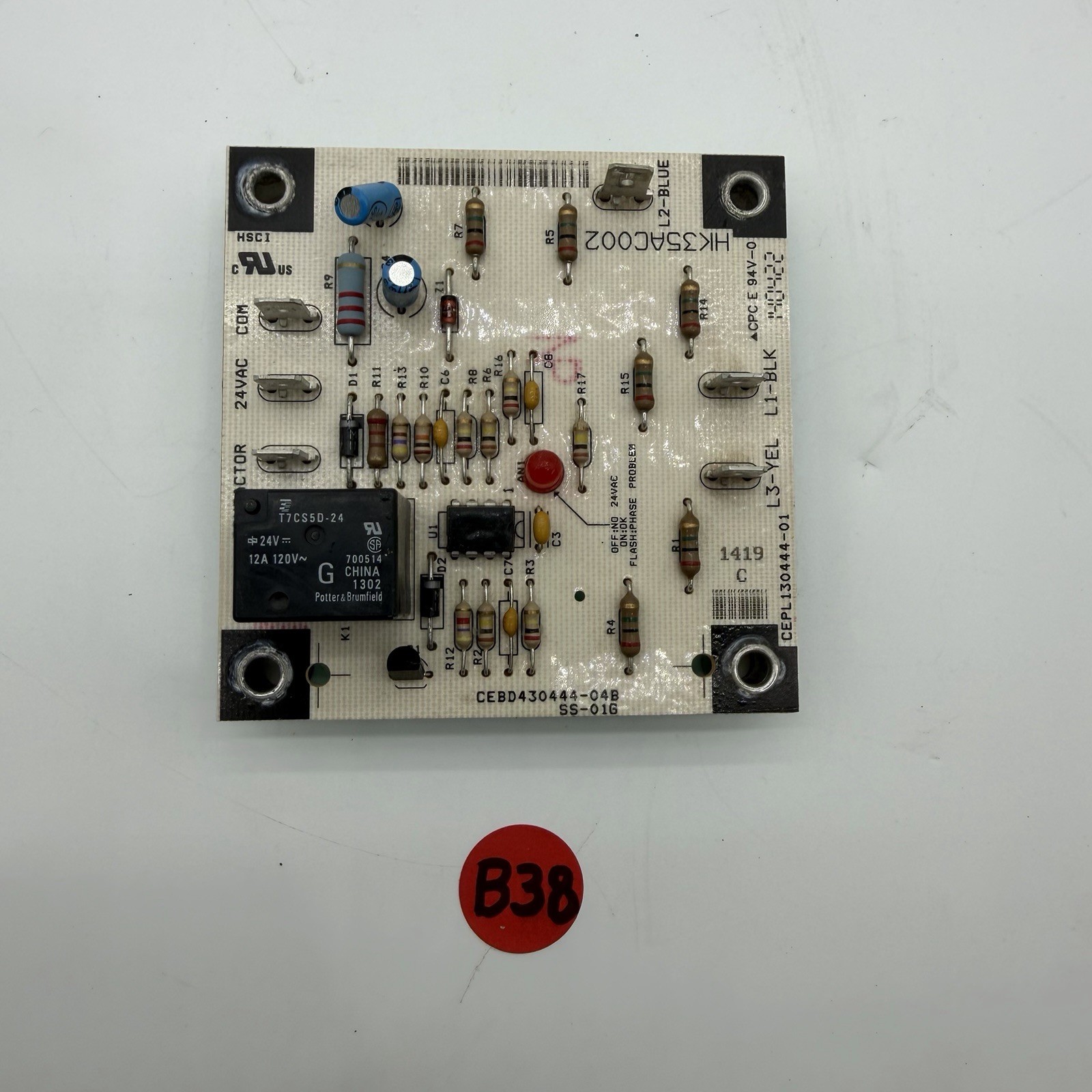 Carrier Bryant HK35AC002 Control Circuit Board CEPL130444-01 used