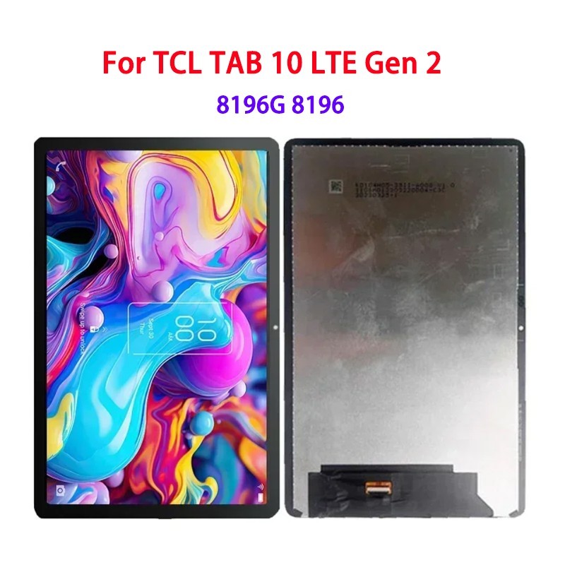 Original For TCL TAB 10 LTE Gen 2 8196G 8196 LCD Display Touch Screen Digitizer