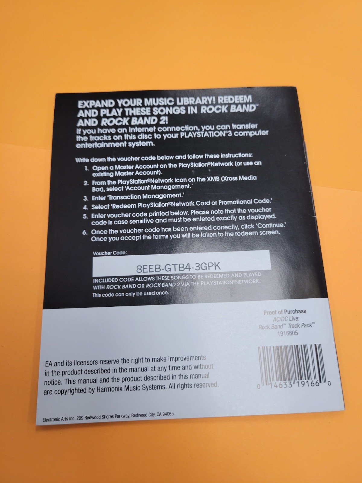 PS3 Manual AC/DC Live