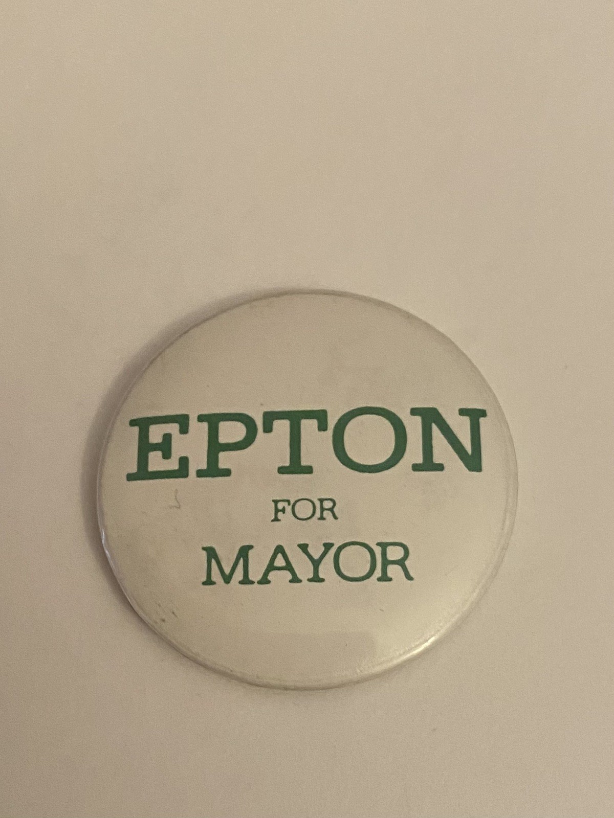 Epton For Mayor Chicago Illinois Pin Back Button P184