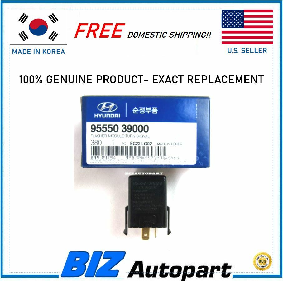 Genuine Flasher Relay for 1989-2012 HYUNDAI 2001-2012 KIA OE # 95550-39000