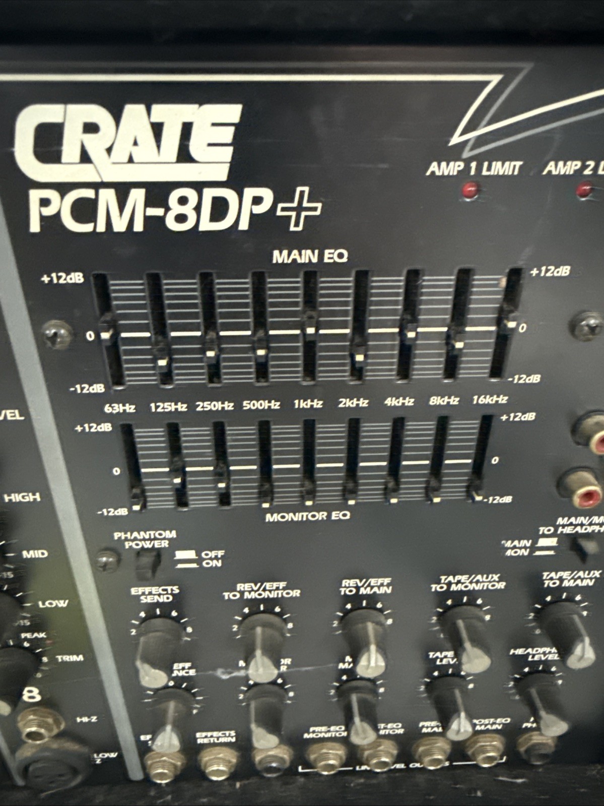 Crate PCM-8DP+ Powered PA Mixer 8-Channel Amplifier