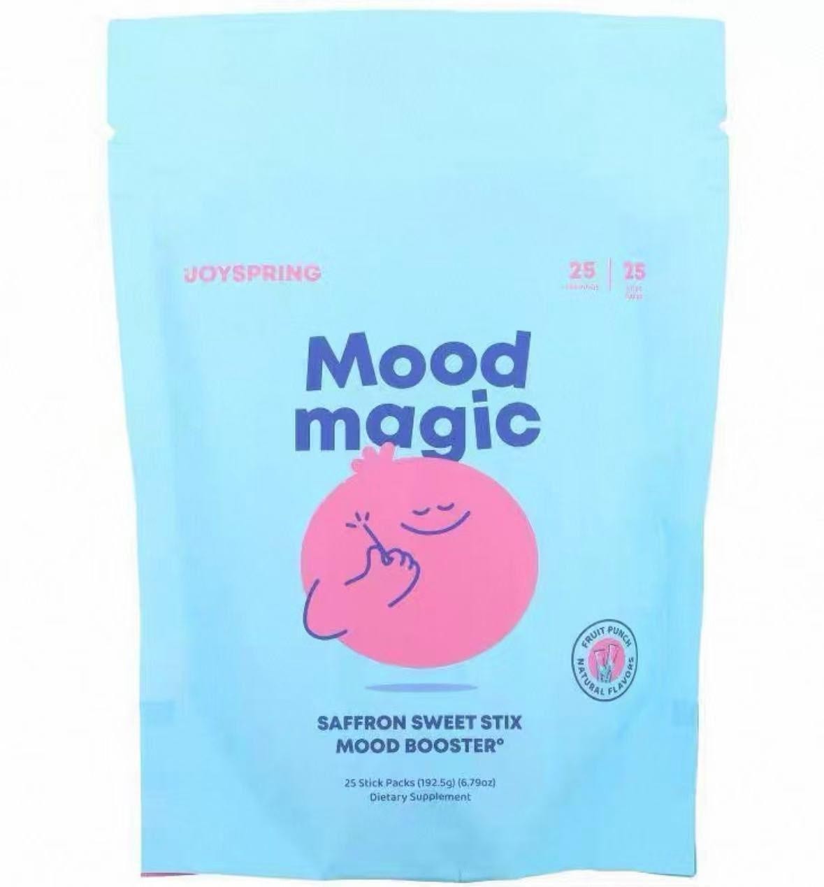 JoySpring Mood Magic Fruit Punch Lime Flavor Kids Emotional Balance Powder