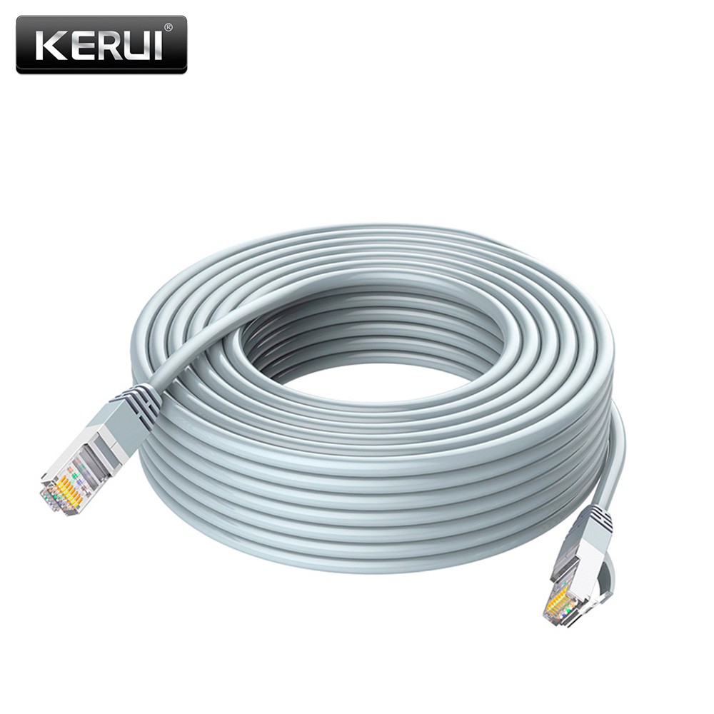 60Ft Cat5E Power Over Ethernet Cable Reliable For Surveillance Cam NVR DVR