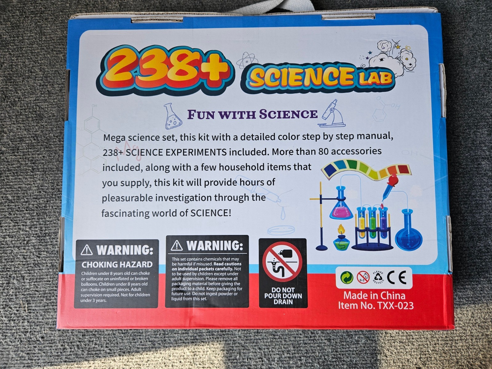 238+ Experiments Science Lab Kit