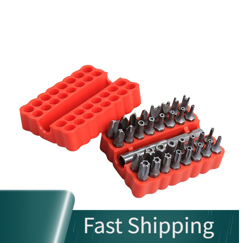 33PCS Torx Security Bit Set - Hex Star Spanner & Tri-Wing Tamper-Proof Tool US