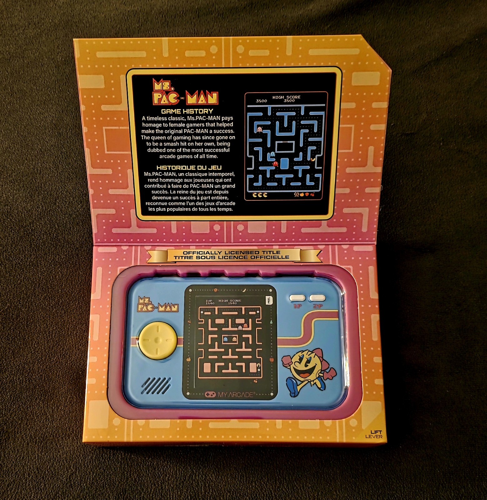 My Arcade Pocket Player Pro Ms. Pac Man - 2.7" Color Display