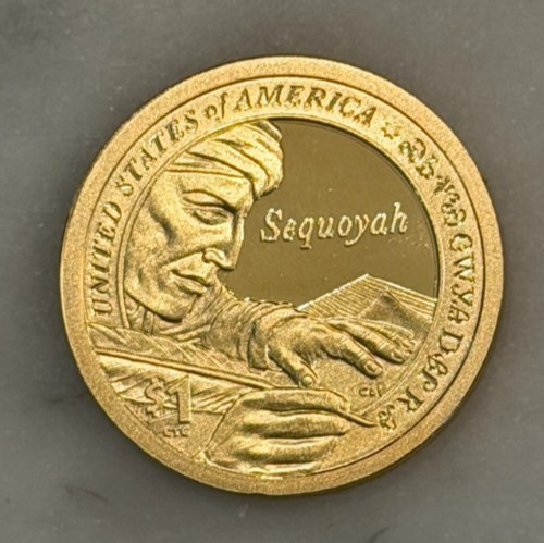 2017-S Sacagawea Sequoyah Proof Dollar