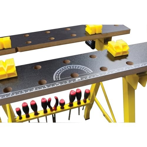 Performance Tool Folding Workbench Vise 200 lb Capacity with Bench Dogs