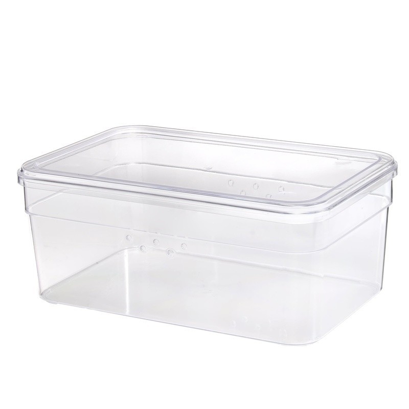 Closet Organizer Clear Plastic Glossy Finish Shoe Box with Lid Compact