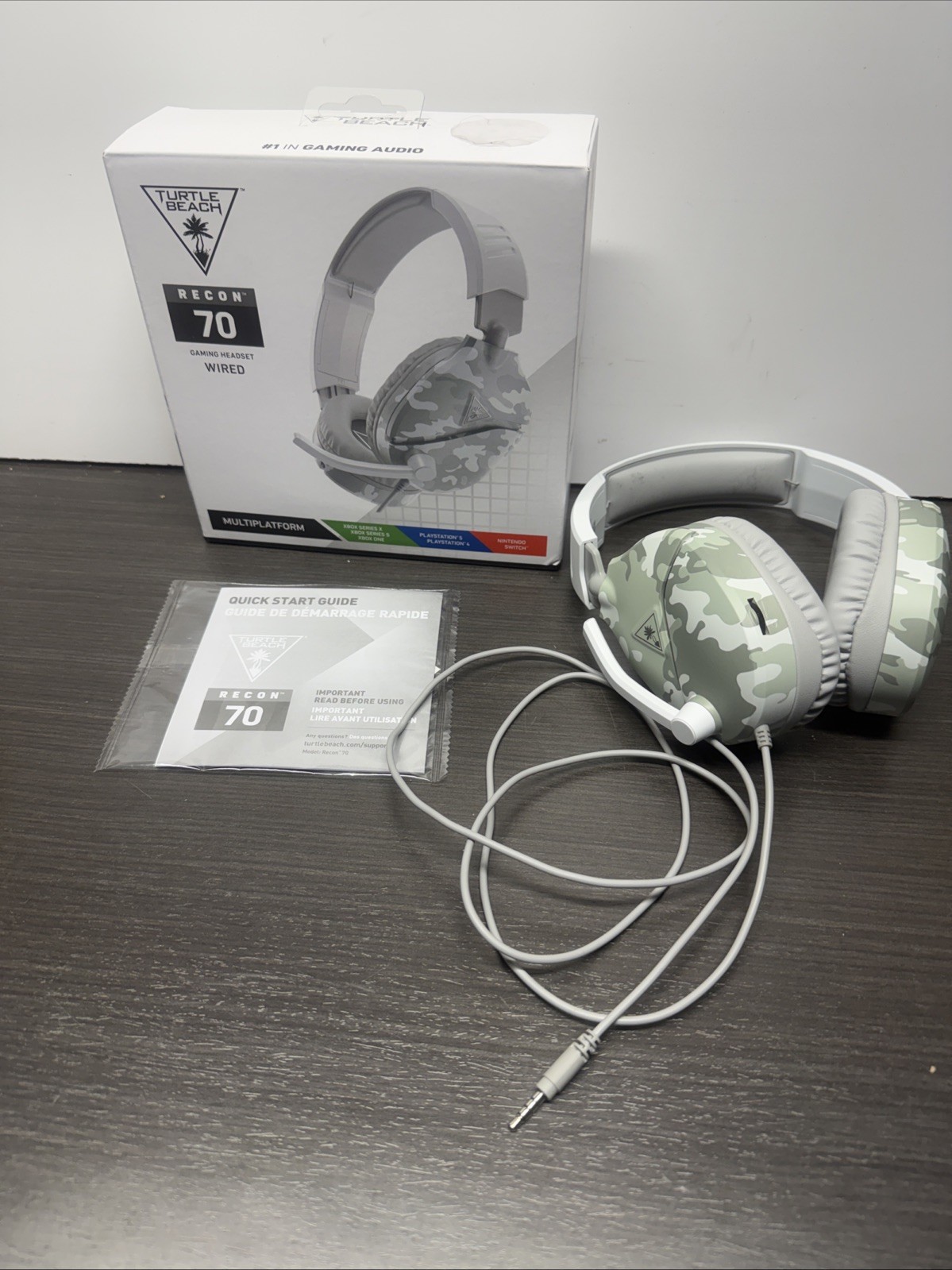 Turtle Beach Recon 70 Wired Gaming Headset Multiplatform w/ Mic, Camo