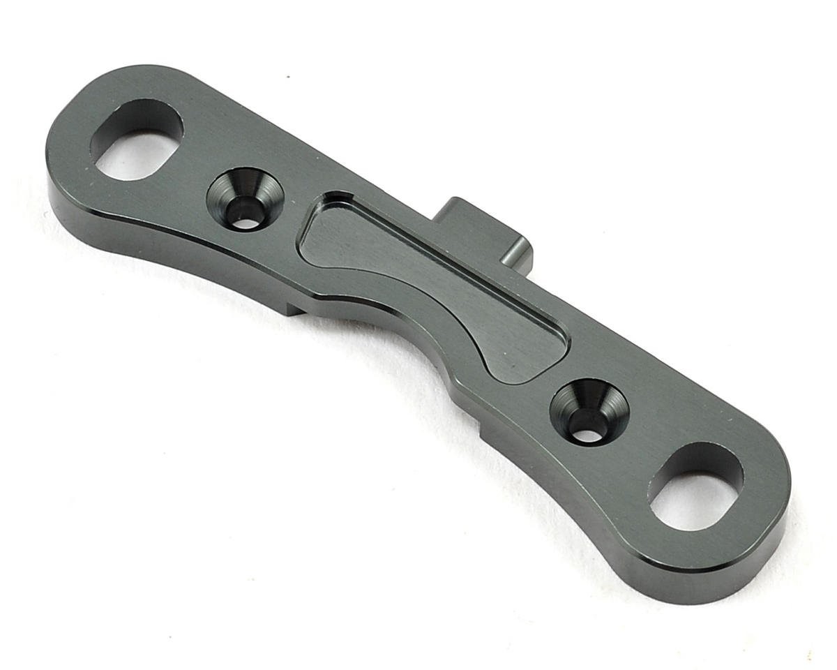 Aluminum Rear Suspension Arm Mount for X7T by Mugen Brilliant Silver Metallic