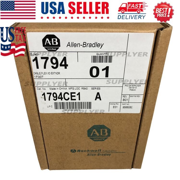 1794-CE1 New AB Factory Sealed Flex Extension Cable 1794CE1 US Free Tax