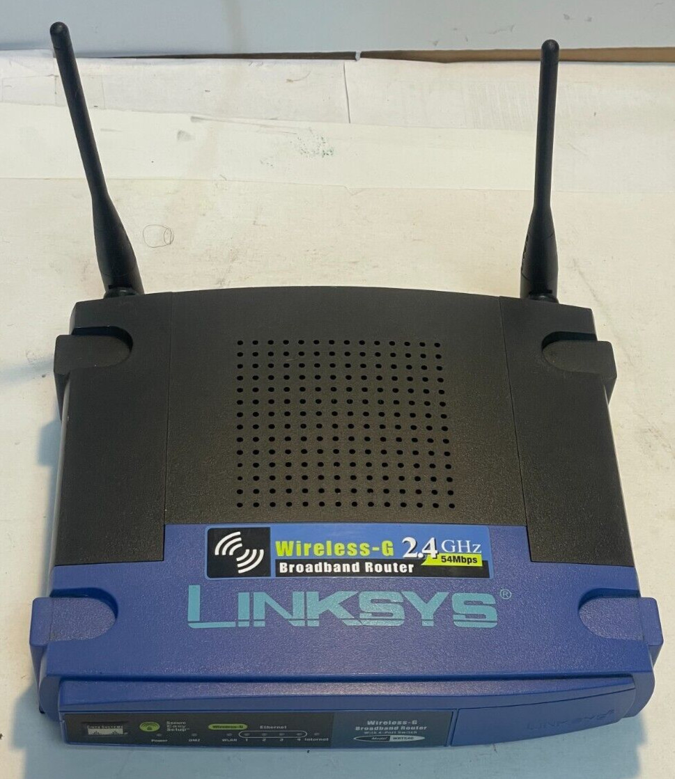 Linksys WRT54G V8 54 Mbps 4-Port Wireless G Router