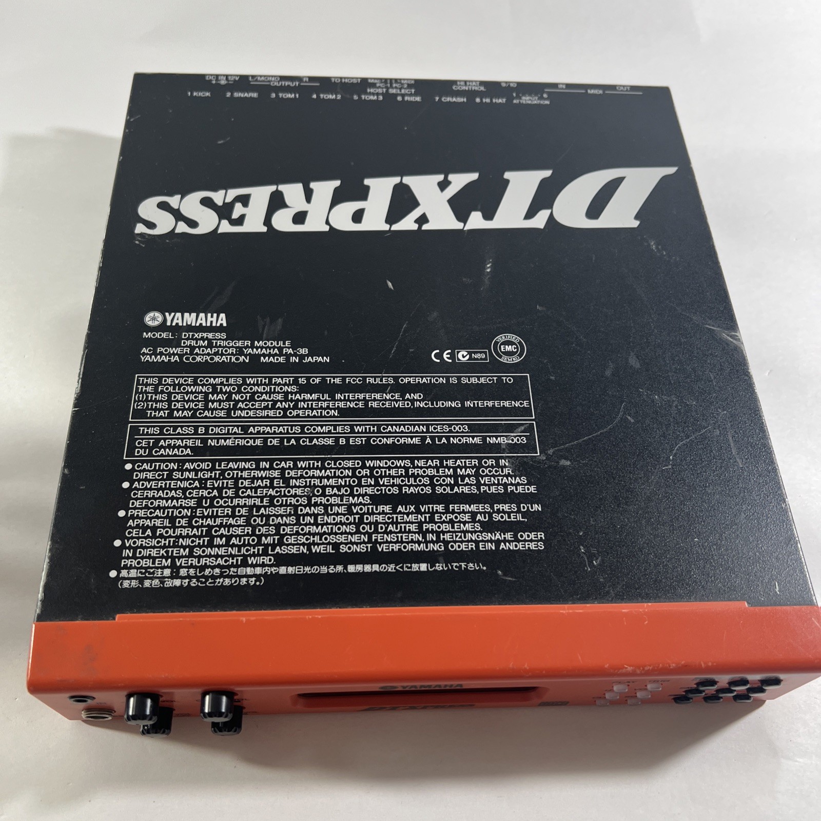 YAMAHA DTXPRESS DRUM TRIGGER MODULE W/POWER ADAPTER