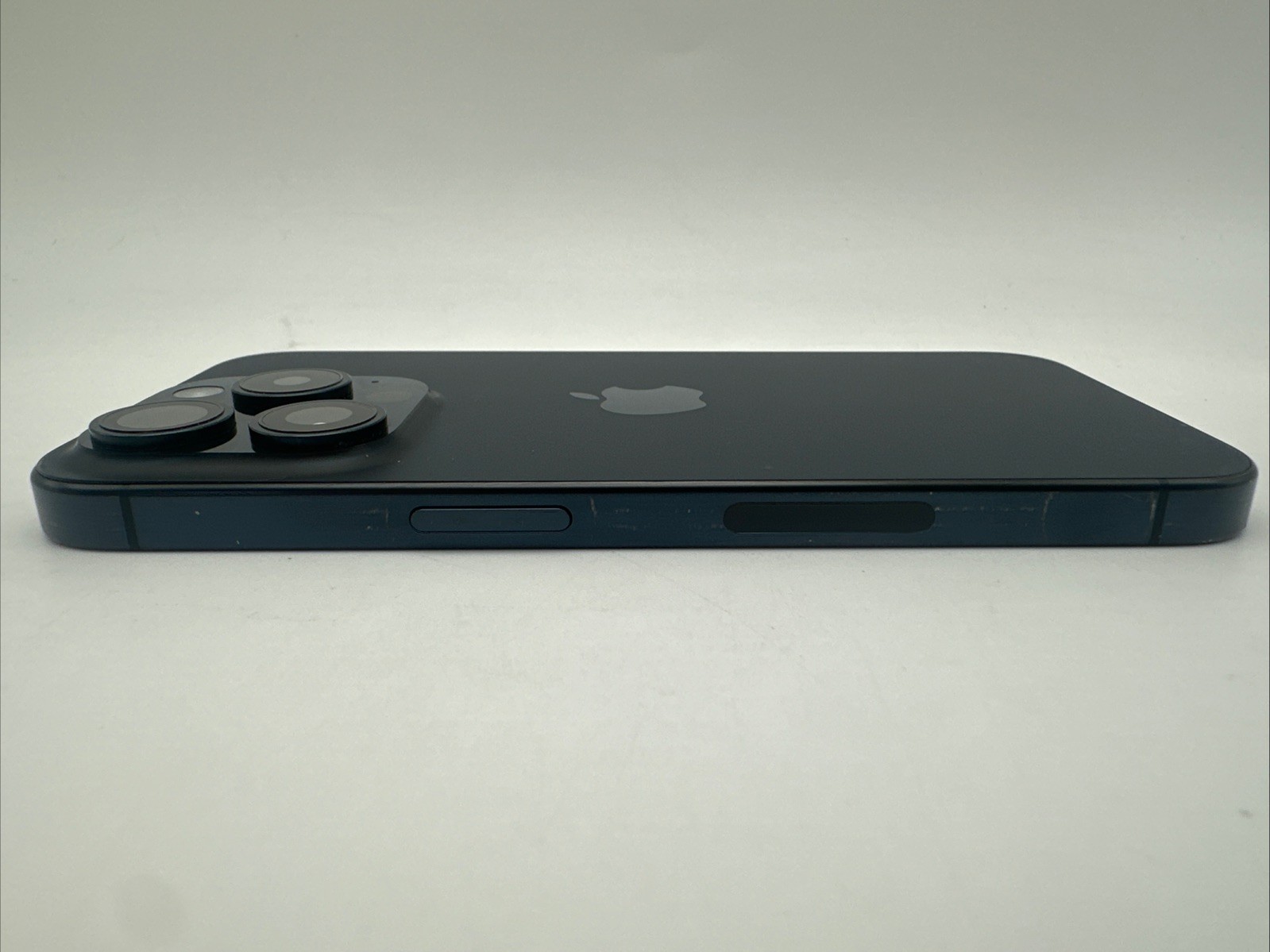 Apple iPhone 15 Pro Backhousing Used Replacement Part OEM- Blue Titanium