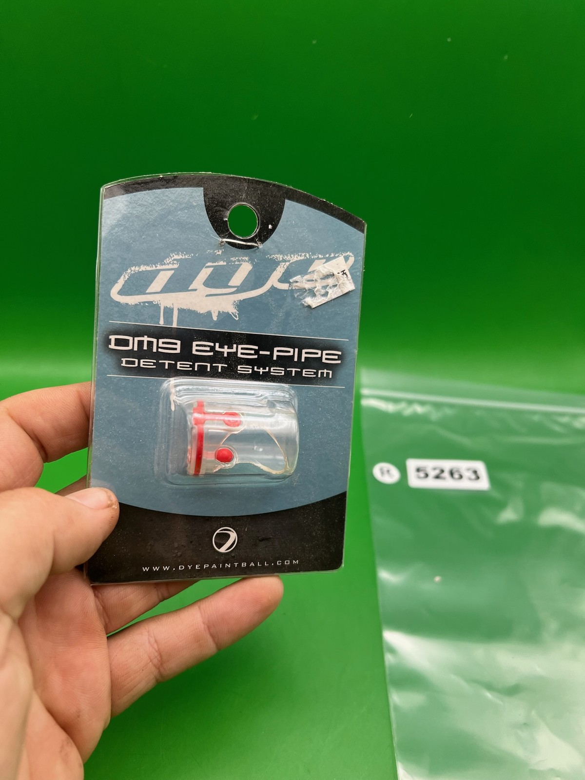 Dye DM9 Eye Pipe Detent System Clear