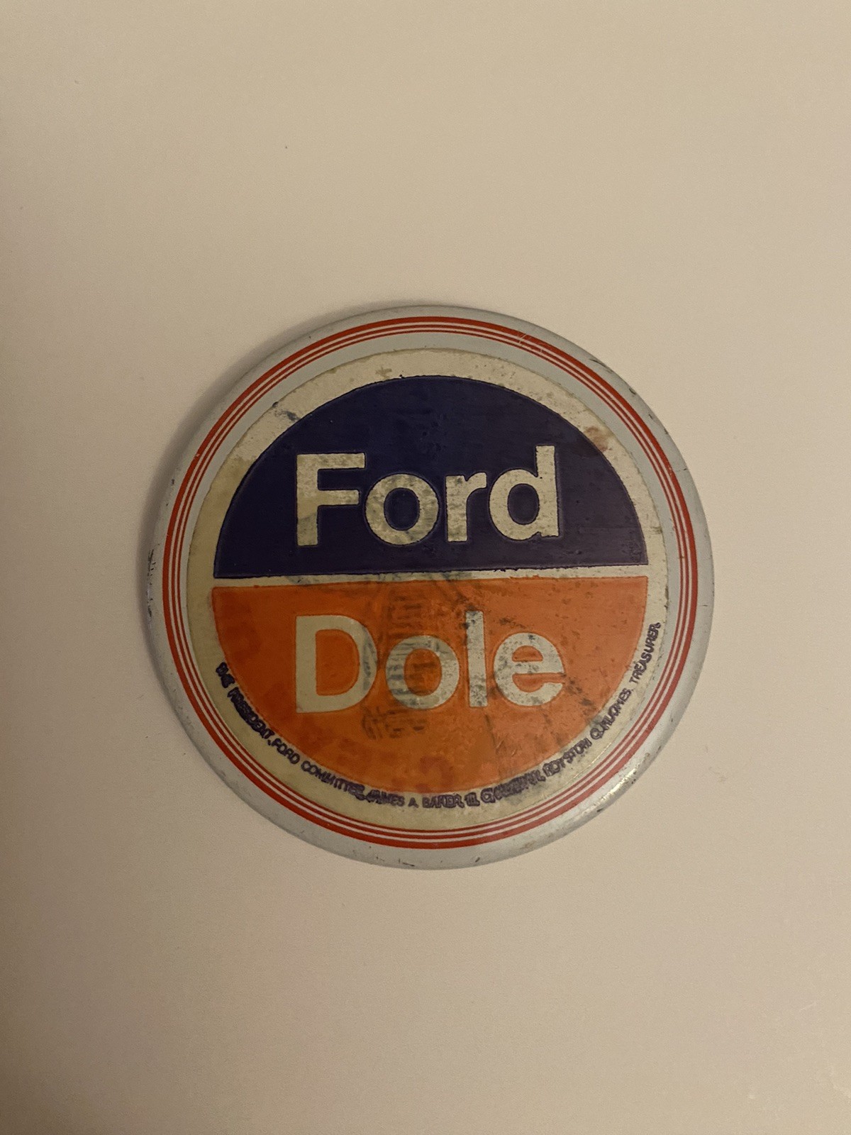 Ford Dole Pin Back Button P59