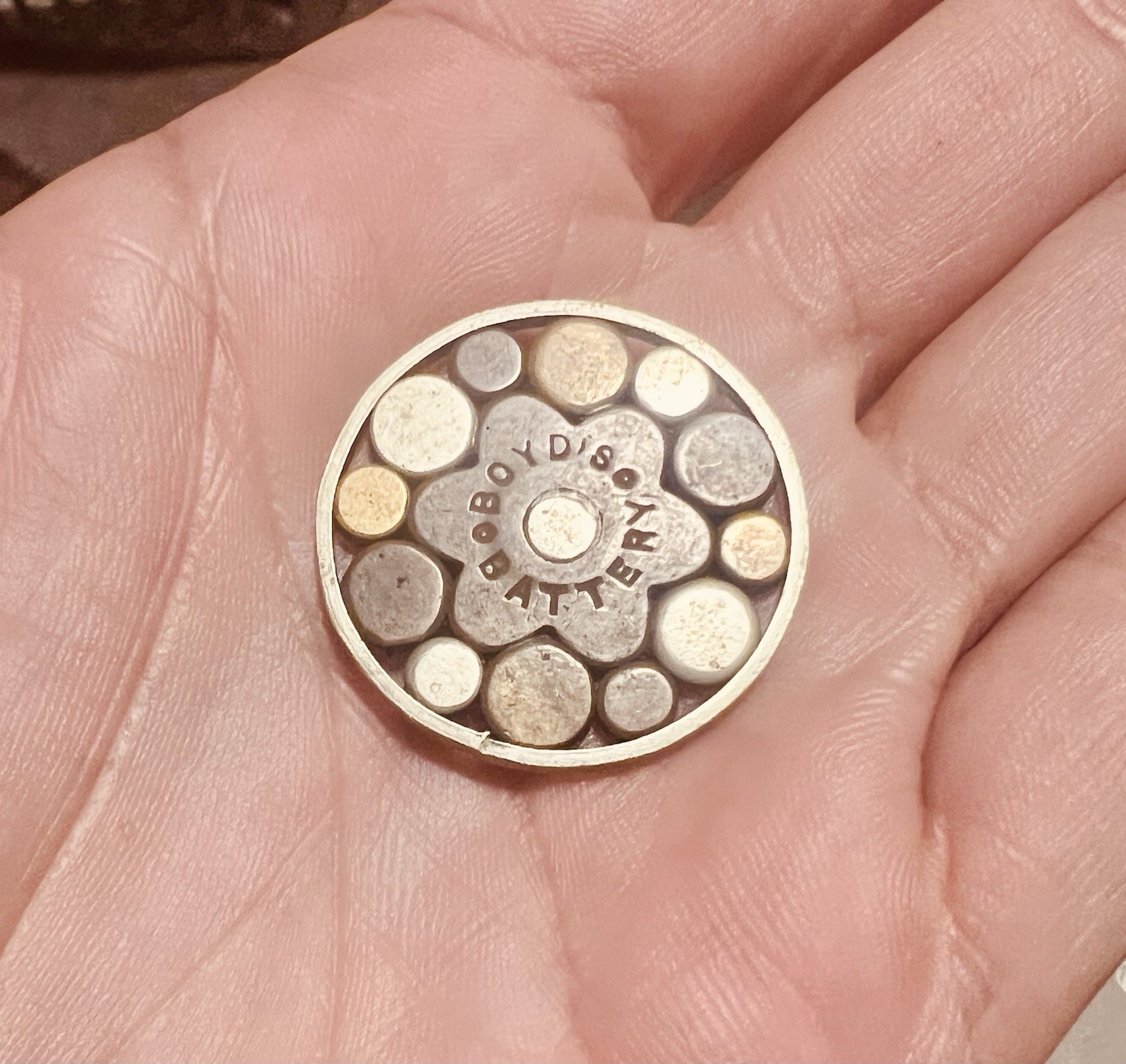 BOYD'S BATTERY GALVANIC MEDICAL CURE-ALL MEDAL METAL TOKEN MAGNETO QUACK