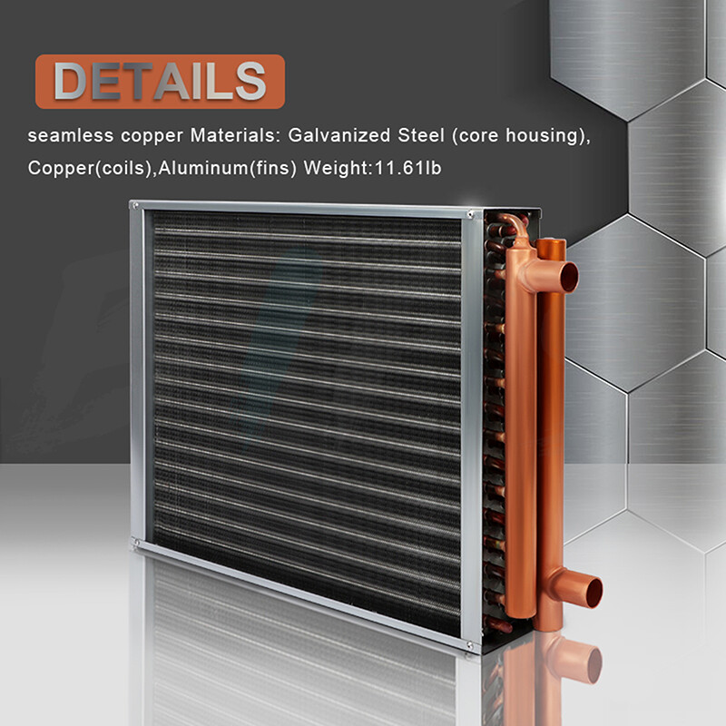 Heat Exchanger 16x18 Eenergy Saving With Copper Ports For Cooling Heating