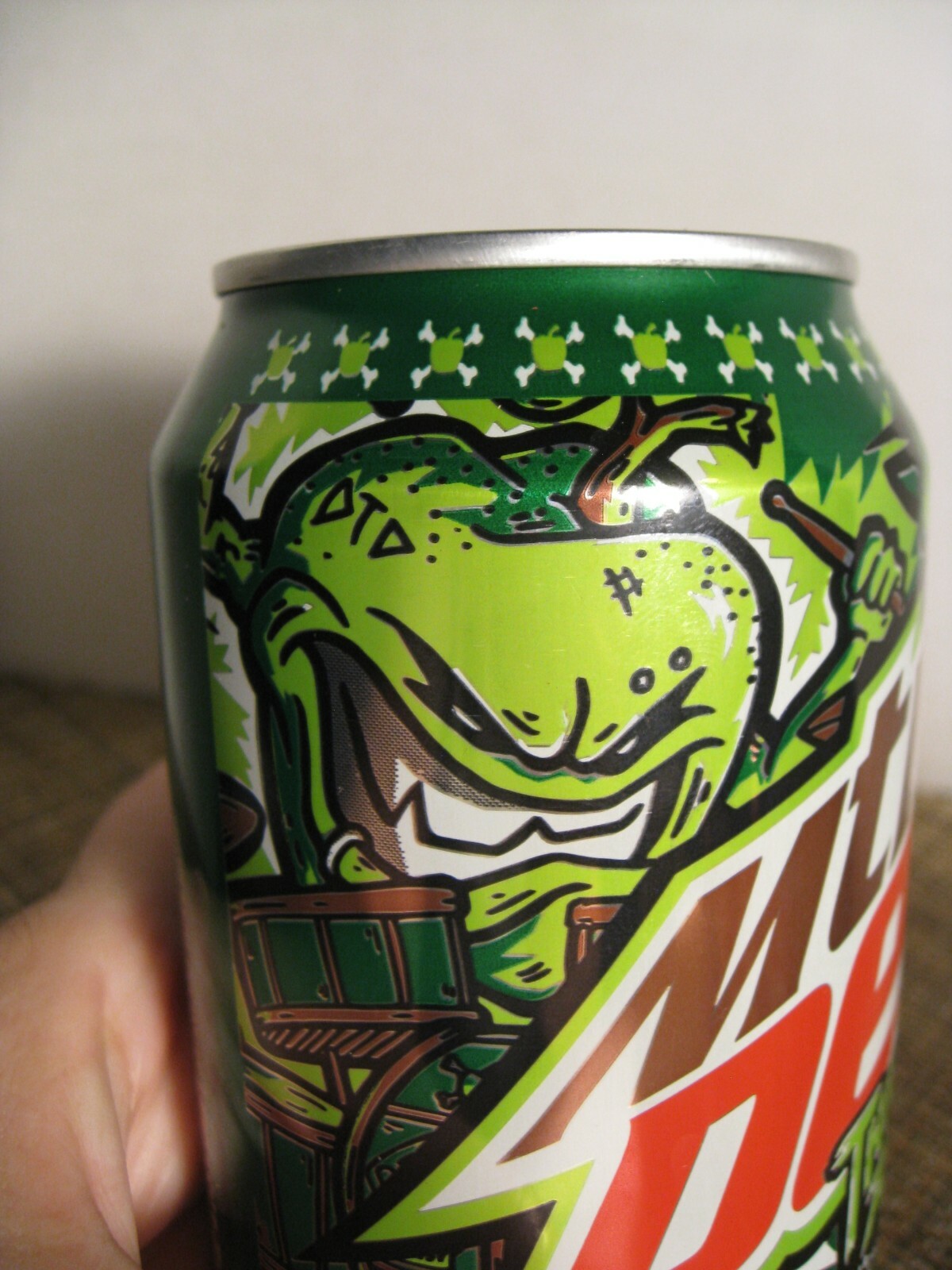 Mountain Dew Empty Can - Thrashed Apple - Limited Edition - 2021