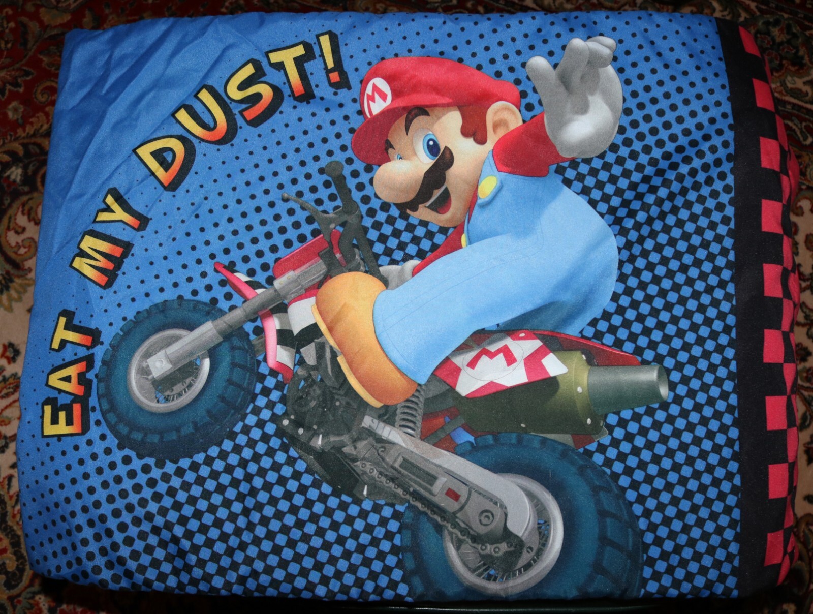 Wii Mario Kart Standard Pillowcase 29" x 20"