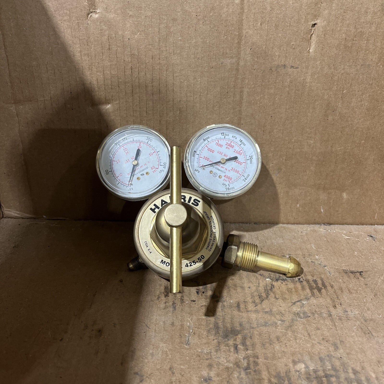 Harris Heavy Duty Industrial Premium Argon Helium Nitrogen Regulator 425-50 SP72