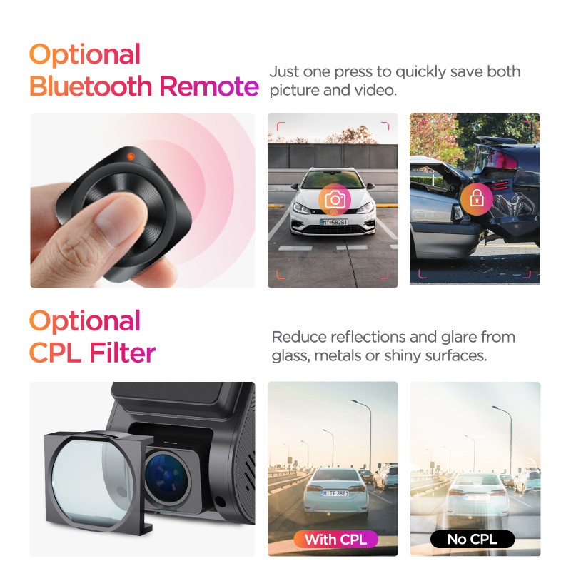 VIOFO A119 Mini 2, 2K Quad HD+ Car Dash Cam
