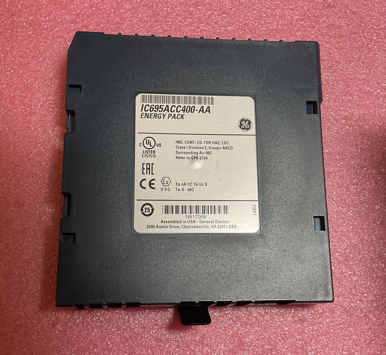 GE Fanuc IC695ACC400-AA Energy Pack