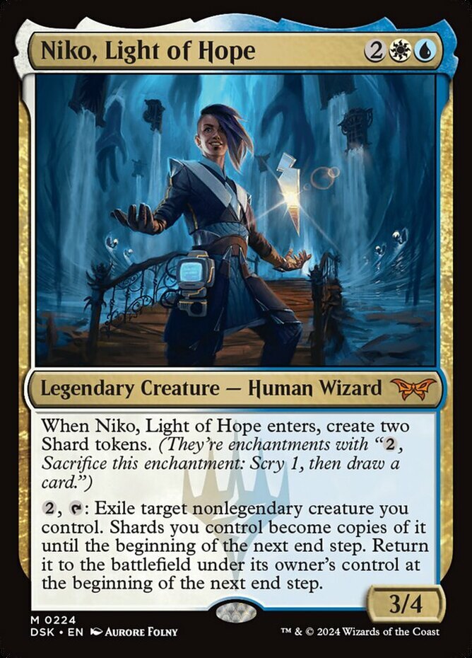 1x Niko, Light of Hope NM-Mint, English Duskmourn: House of Horror MTG Magic