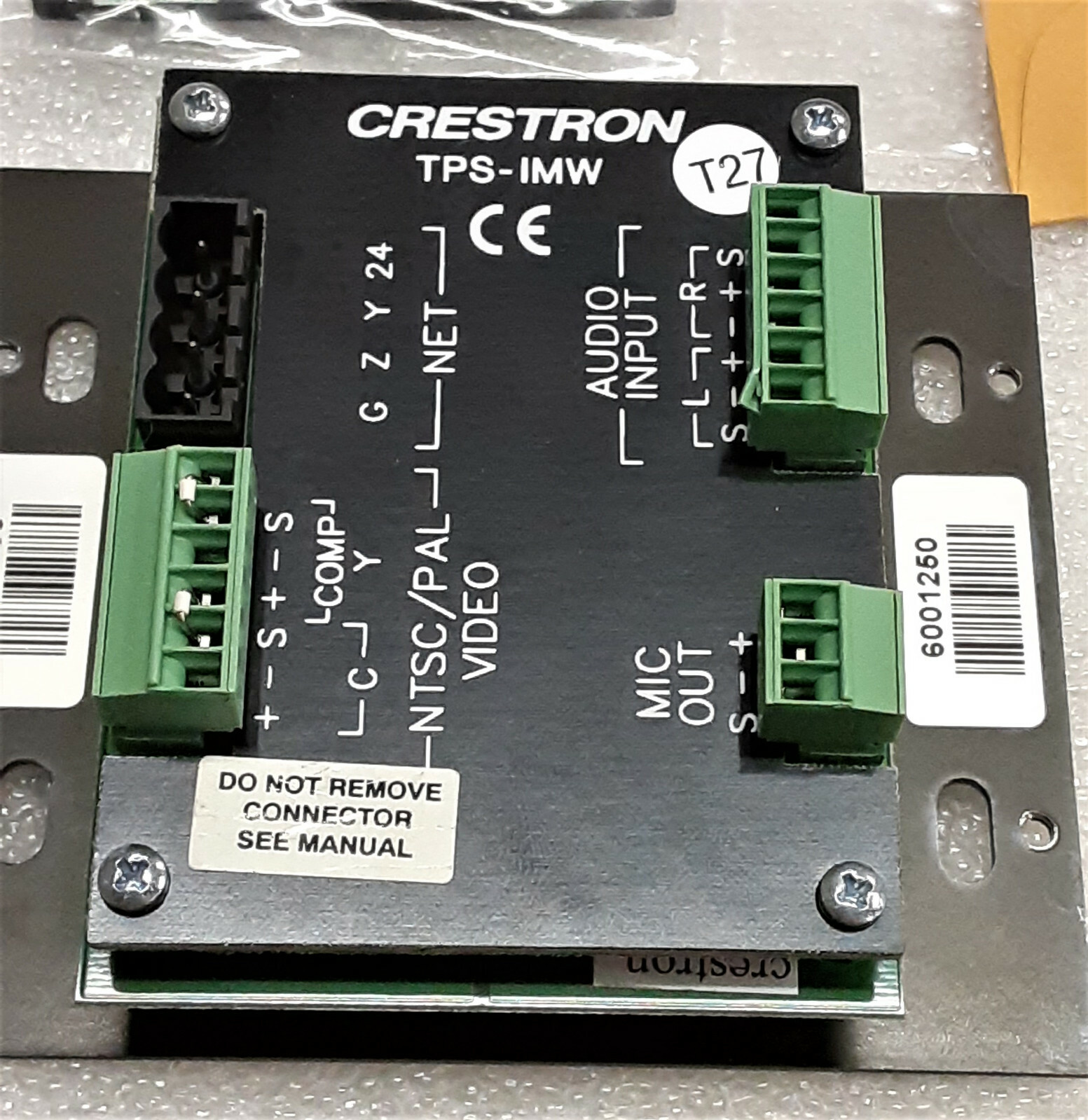 Crestron TPS-IMW Wall Mount Interface Module