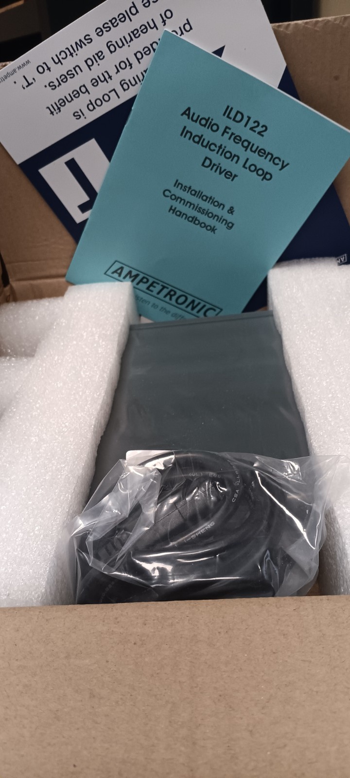 Ampetronic ILD122 Induction Loop Driver Hearing Assist – New SEALED BOX