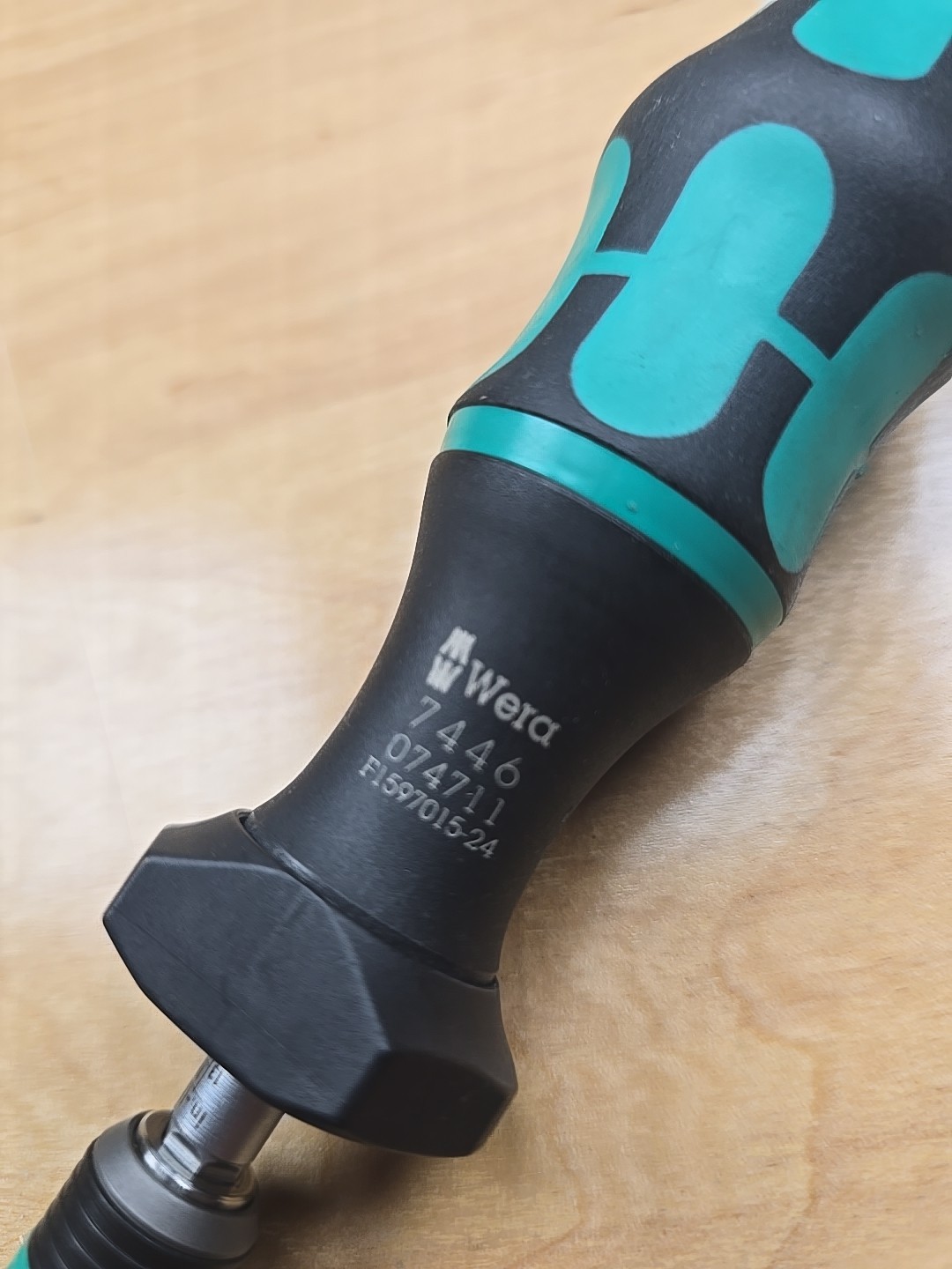 Wera 7446 Adjustable Torque Screwdriver 1/4" Hex Quick-Release