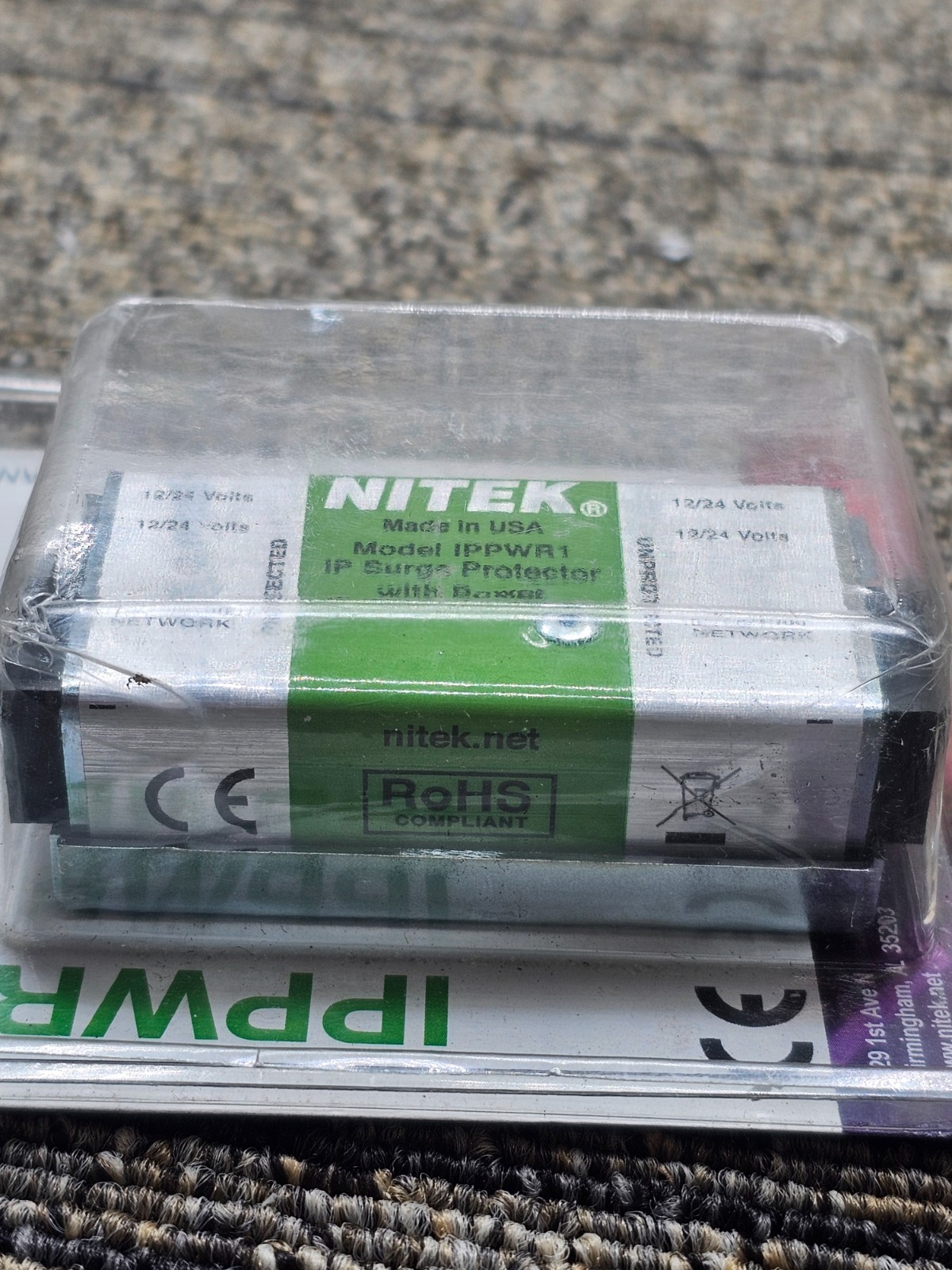 Nitek IPPWR1: IP Camera Surge Protector With Separate 12-24V Protection Circuit