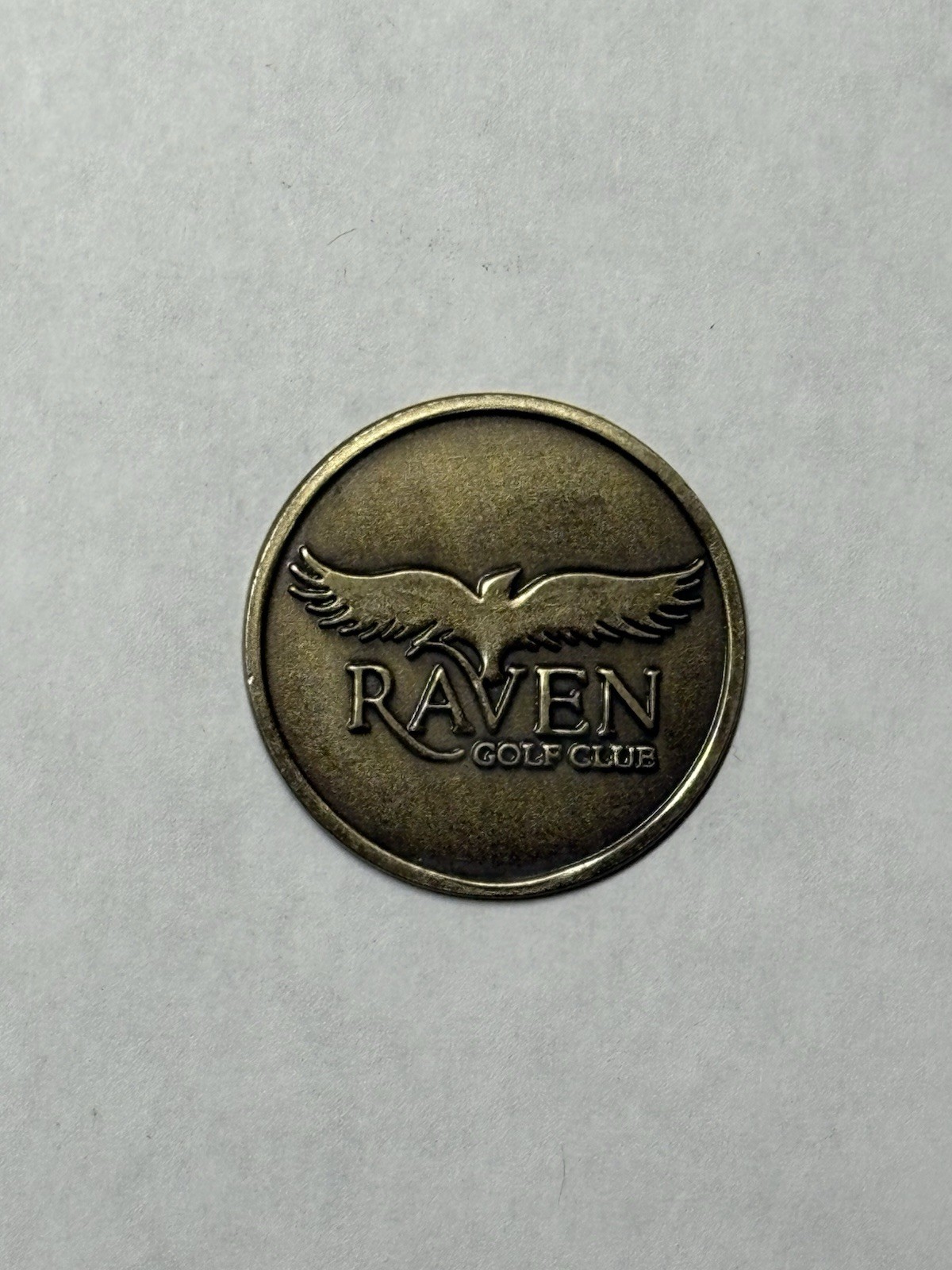 Vintage Rare Raven Golf Club 1" Coin Style Golf Marker - Phoenix, Arizona