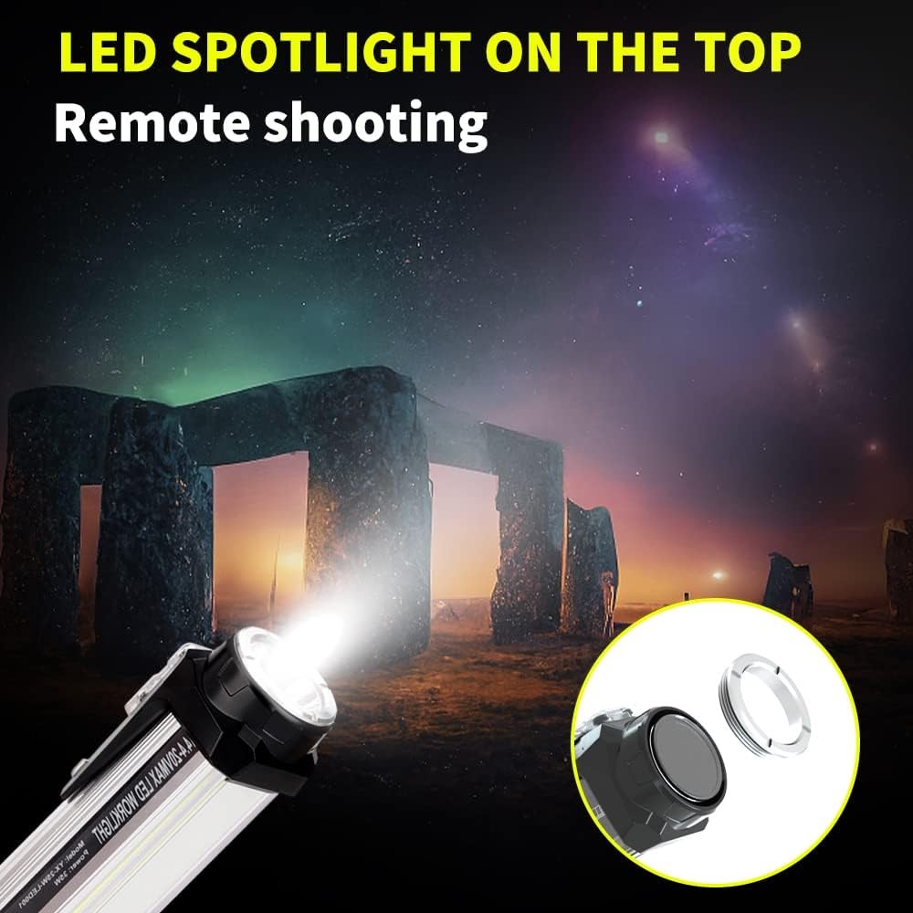 18W 2000LM Rechargeable Flashlight Cordless Led Work Light for Ryobi 18v Battery