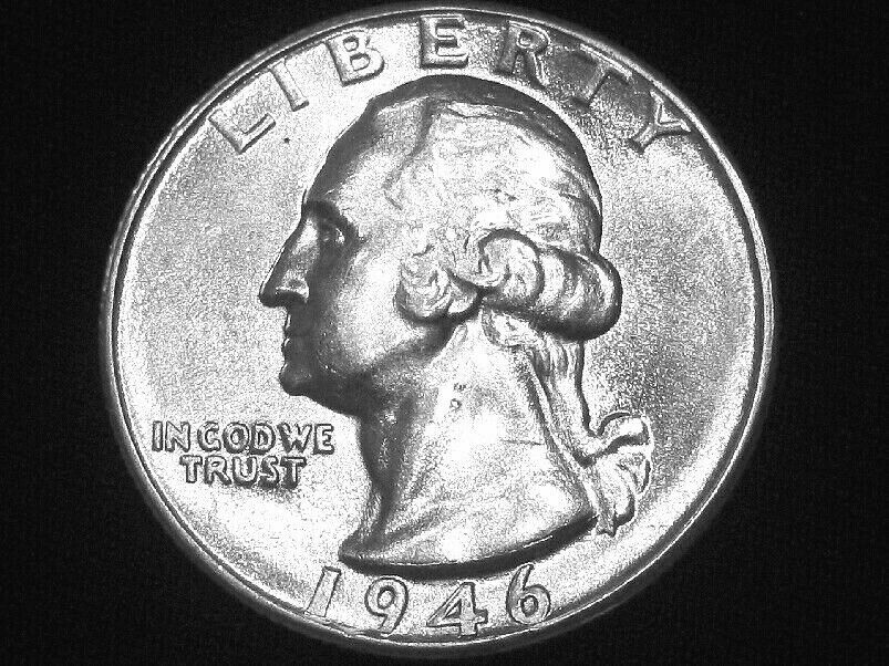 1946-D Washington Quarter --- Choice Uncirculated