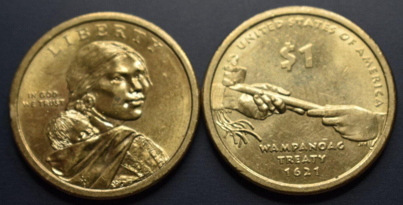 2011 P Sacagawea Native American Golden Dollar