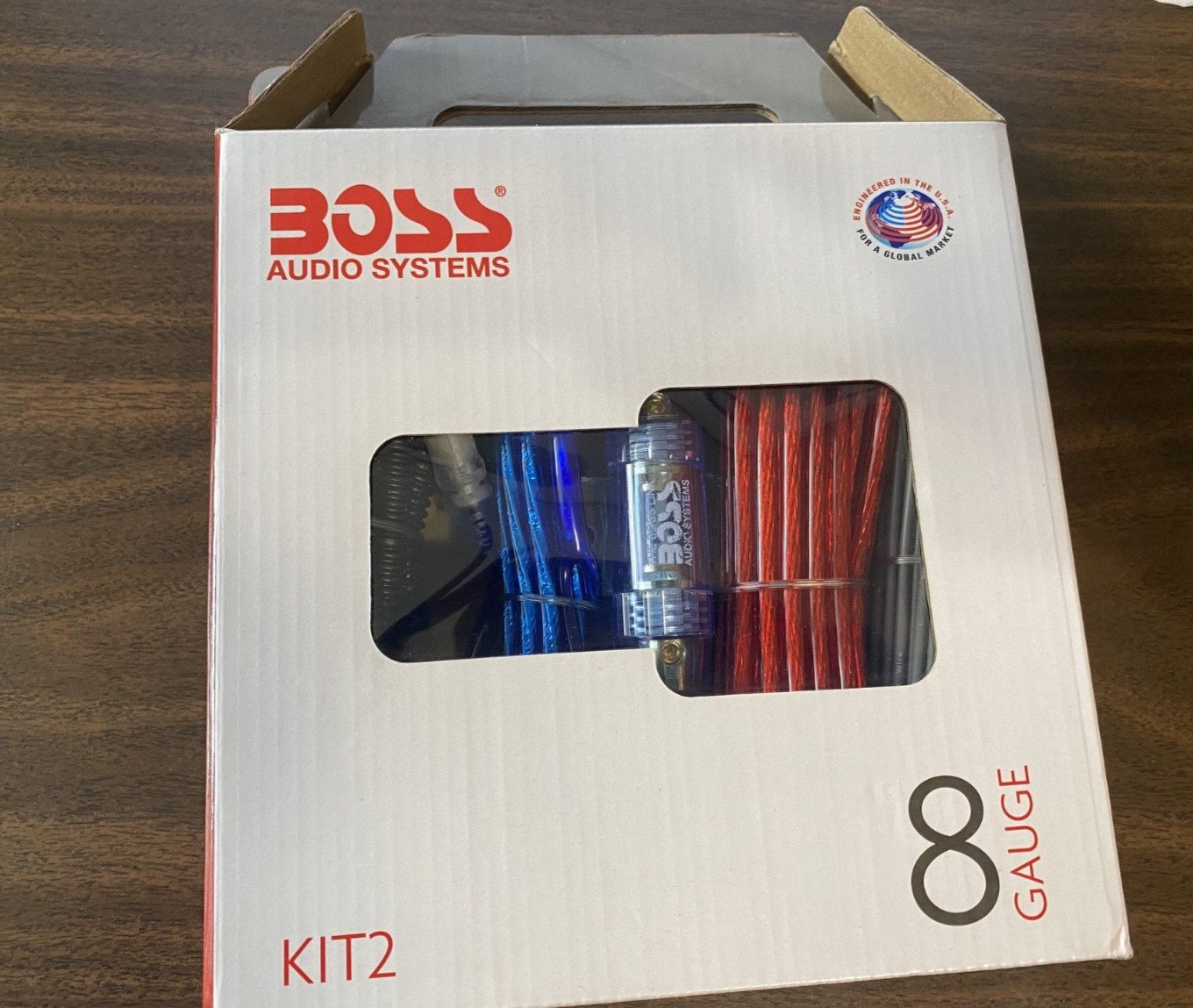 BOSS Audio Systems KIT2 8 Gauge Amplifier Installation Kit NEW OPEN BOX