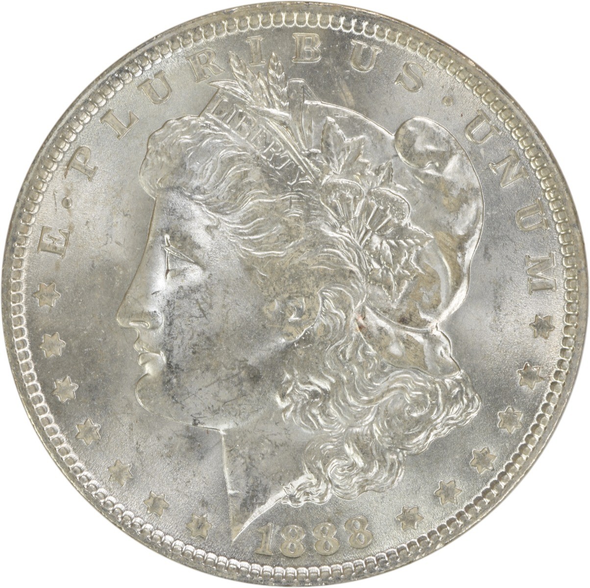1888 Morgan Silver Dollar Choice BU Uncertified #1110