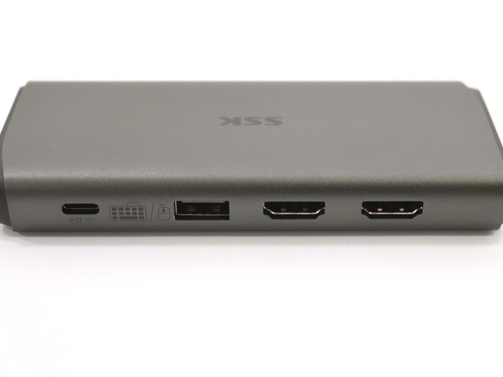 SSK 11-in-1 Type-C Multi-Function Docking Station SC200 (Silver) Refurbished