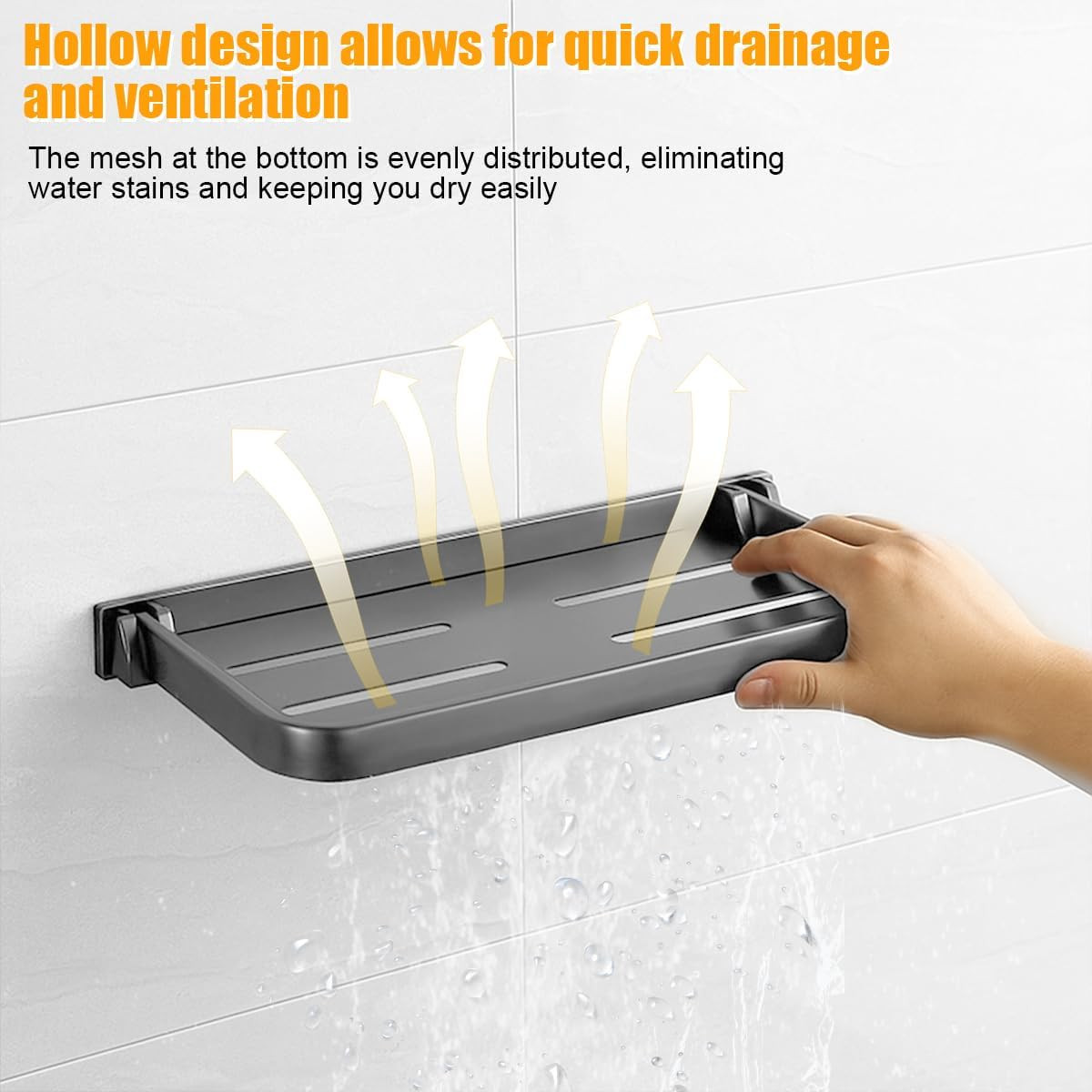 Adjustable Aluminum RV Foldable Shelf for Space-Saving Organization