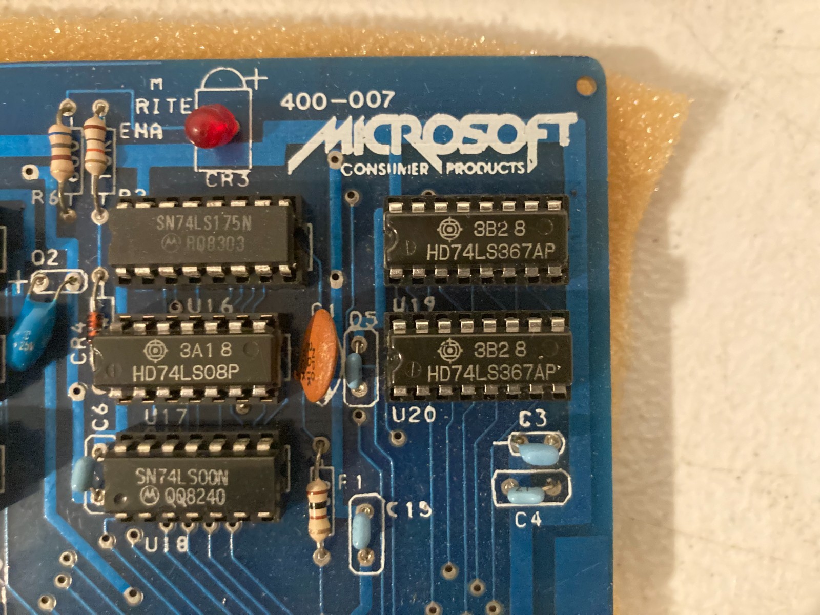 Microsoft E-003 Ram Card & Apple II, II Plus (+), APL B Printer interface card