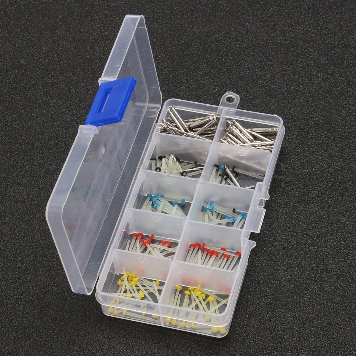 32x Drills + 160x Dental Glass Quartz Resin Fiber Post Refilled Screw & Straight