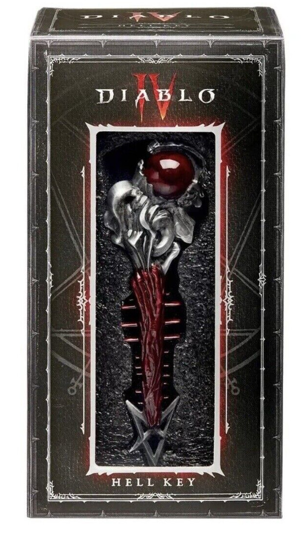 Brand New Diablo IV 4 REPLICA HELL KEY Blizzard IN HAND Ships same or next day