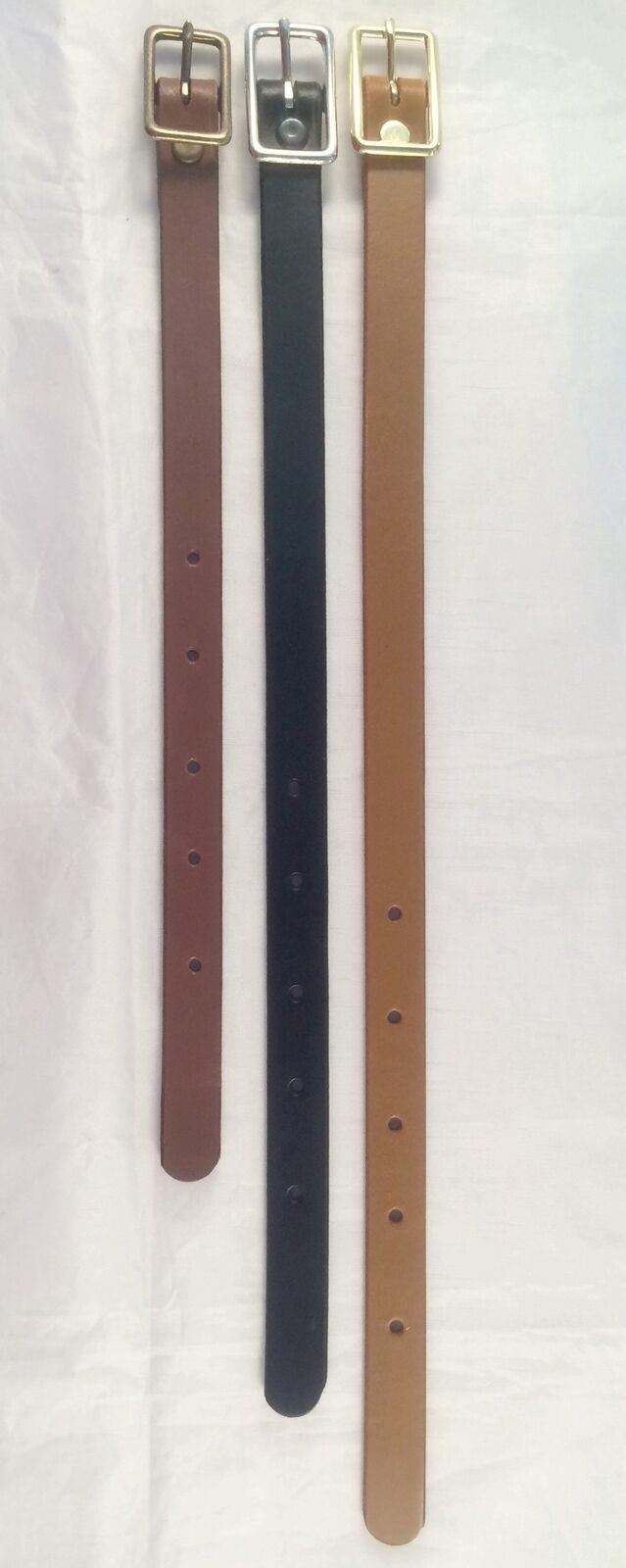 1 in. Adjustable Leather Strap Extenders Extensions for Bag Straps - 3 lengths