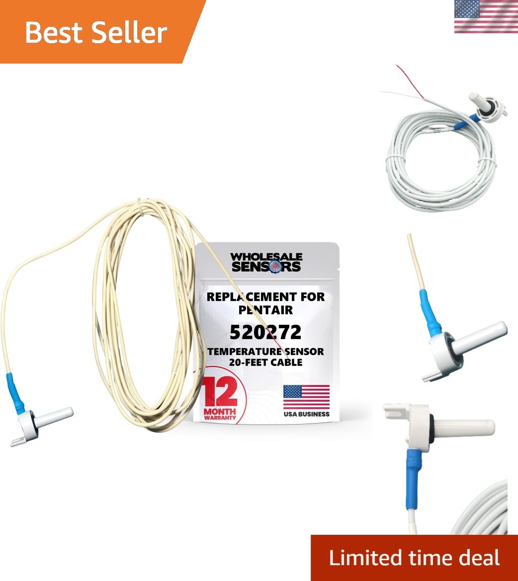 Pentair 520272 Replacement Temperature Sensor 20FT Cable 2