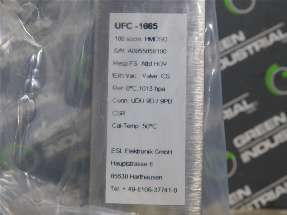 NEW Kinetics 1660 Profibus Metal Seal Mass Flow Controller 500 PSI Max. 3500 kPa